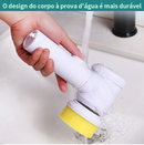 CleanPro Turbo 5 em 1 – Escova Sem Fio Multiuso